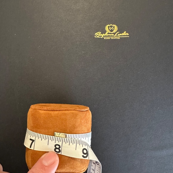 Brand New- Blue- Bosphorus Leather Luxury Watch Case w/ Storage Compartments - Picture 2 of 12